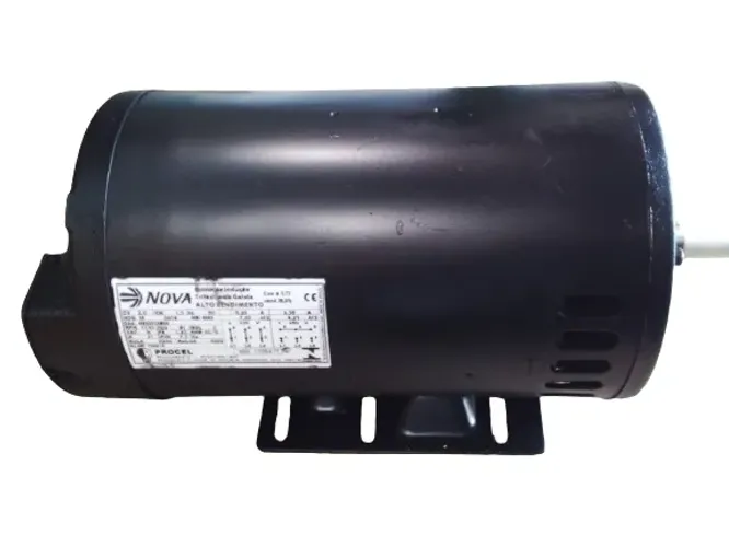 Motor Elétrico Nova Motores Trifásico 2 cv 4 Pólos Seminovo  1740 rpm (Baixa rotação)