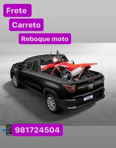 Frete,Entrega e Guincho p Moto