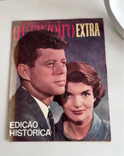 Edição histórica da revista O Cruzeiro sobre a morte de John F. Kennedy