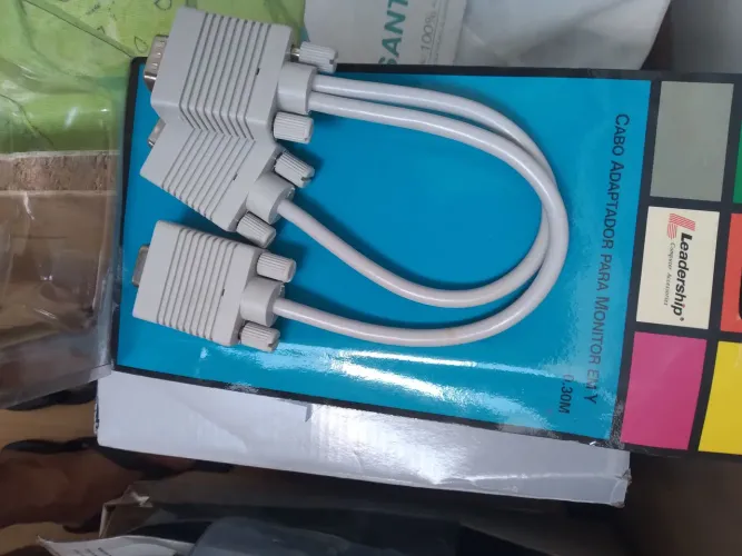 Cabo Adaptador para Monitor - VGA - 30cm