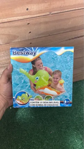 Boia Bestway elefante azul ou verde 
