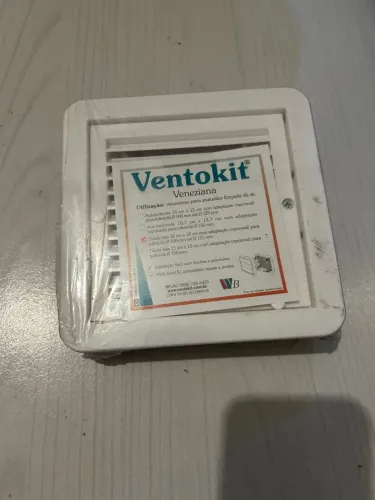 Grade De Ar Veneziana Ventokit - Duto 120/120mm