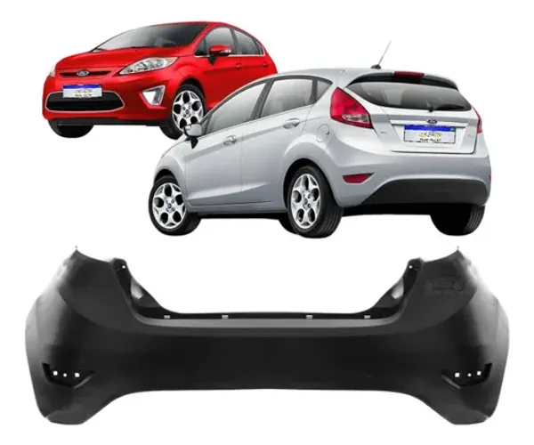 Parachoque Traseiro New Fiesta Mexicano 2011 2012 2013 Hatch