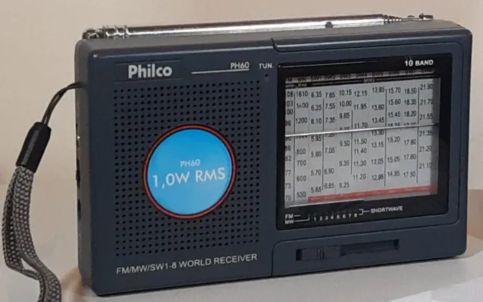 Só até Domingo. Relíquia!!! Rádio Philco PH60 - 10 Faixas de Sintonia