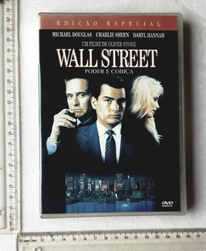Dvd Original - Filme - Wall Street - Poder e Cobiça - Usado 