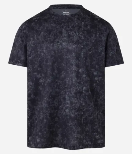 Camiseta GG Esportiva Dry Fit Marmorizada Camuflado Cinza