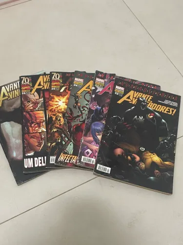 Lote 11 revistas Marvel - Avante Vingadores