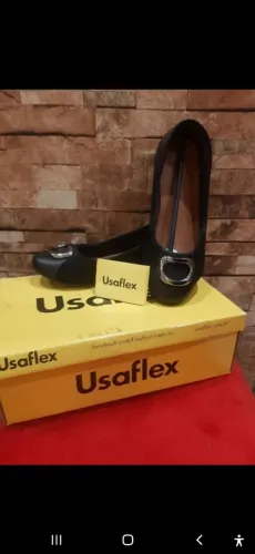 Sapatilha USAFLEX COURO *OFERTA*