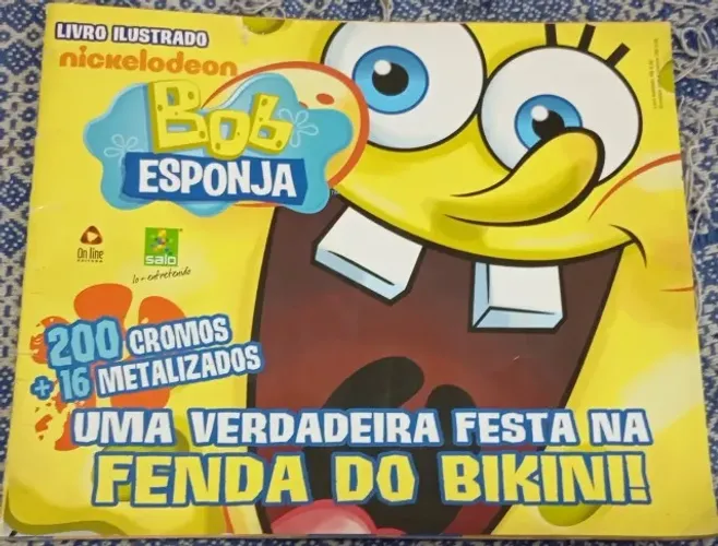 Álbum De Figurinhas Vazio Bob Esponja On Line 2011