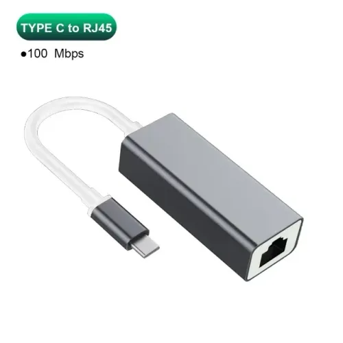 Adaptador ethernet tipo c 