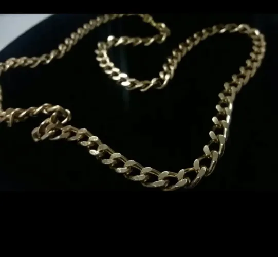 Corrente Grumet Italiana em Ouro 18k 