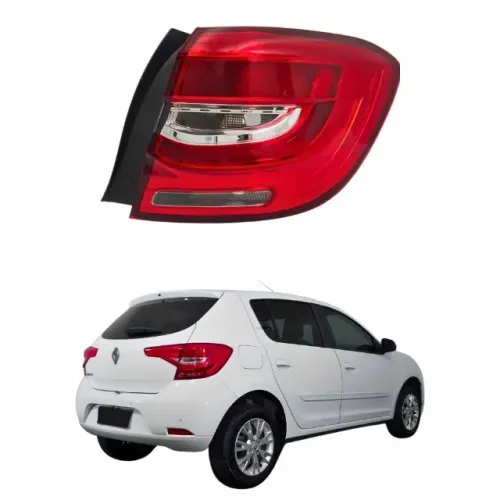 Lanterna Sandero 2020 a 2024 C/Led (Canto) traseira