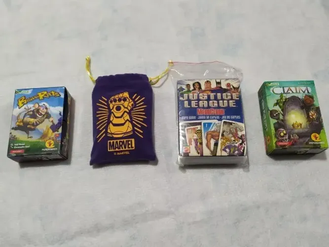 Boardgame : Brave Rats /  Claim / Justice League MegaClash / Manopla Infinito