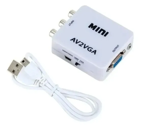 Adaptador de Entrada AV para VGA - Promoção