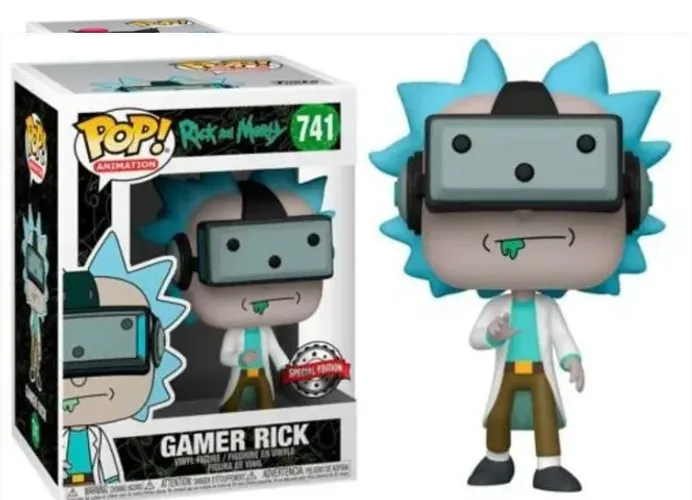 ORIGINAL - Funko Pop Rick And Morty Gamer Rick #741 Exclusivo