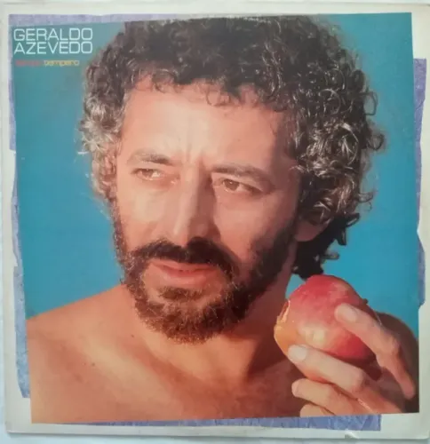 LP-Disco vinil-Geraldo Azevedo-Tempo Tempero-Ano-1984-Encarte