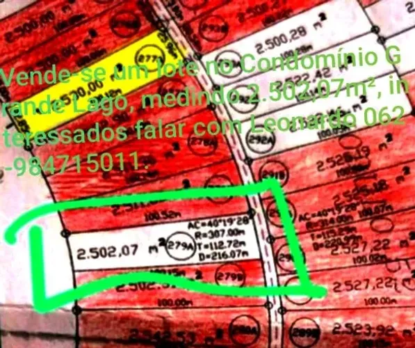 Lote no lago Serra da Mesa, Uruaçu - GO.