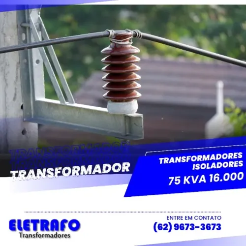 Transformador Isolador 75 kVA - Eficiência para Aplicações Industriais