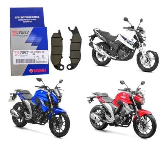 Pastilha freio Fazer250 Blueflex/fz25a dianteira Original Yamaha