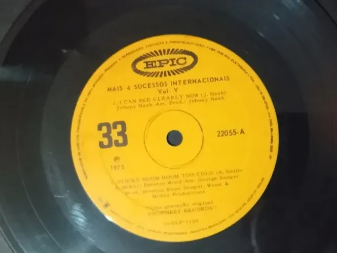 Disco de 1973 "Sucessos Internacionais" - Volume IV
