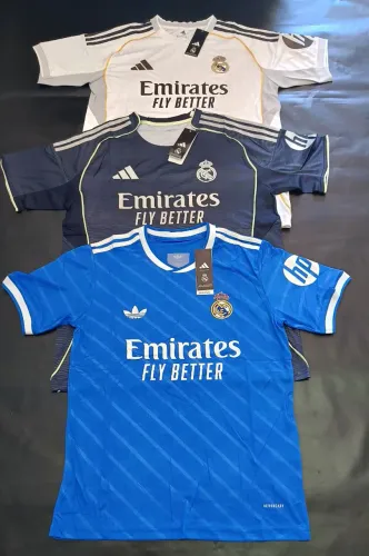 Camisas do Real Madrid versão torcedor,temporada 25/26
