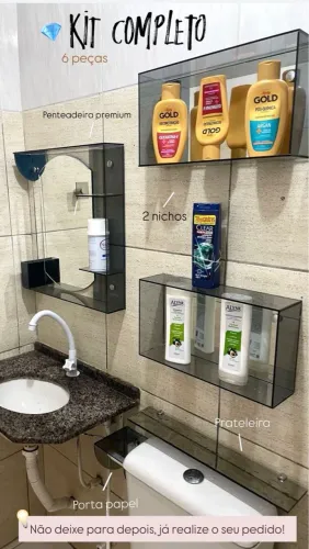 Kit Completo para Banheiro -