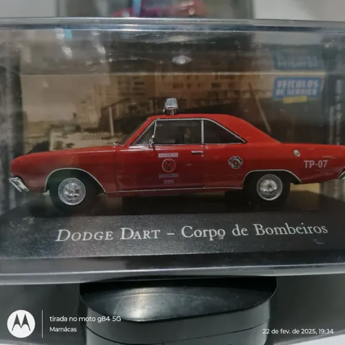 Coleção veículos de serviço nr 05, Dodge Dart - Corpo de Bombeiros - Escala 1/43