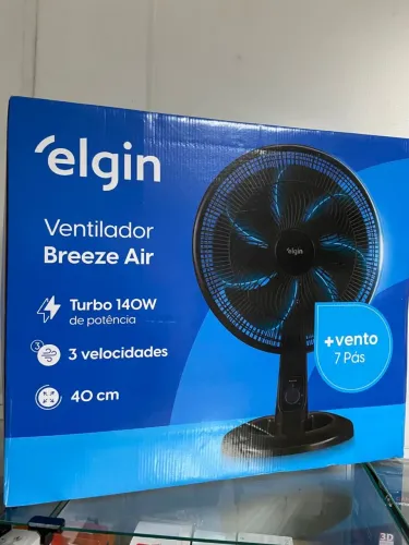 Ventilador Breeze Air Turbo 140W 3 Velocidades 7 Pás 40 Cm Elgin