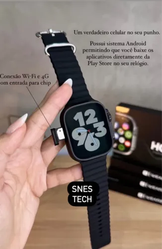 Smartwatch Horizon 4g Android e Play Store