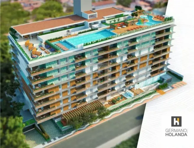 Apartamento com 2 dormitórios à venda, 77 m² por R$ 739.920,06 - Camboinha - Cabedelo/PB