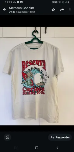 Camisa da reserva 