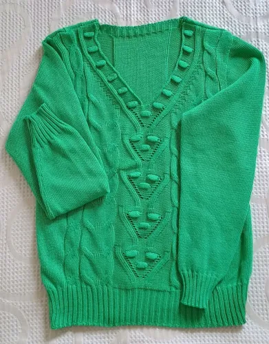 Blusa de frio tricô feminino