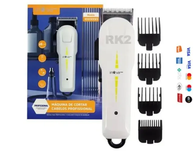 Máquina de Cortar Cabelo Profissional Inova