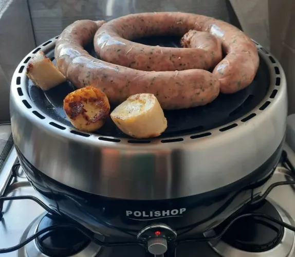 Grill Elétrico Portátil - Prepare suas refeições!