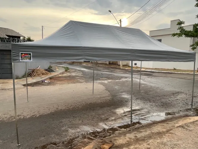 Tenda sanfonadas 3x6  Metros td1000PVC - 