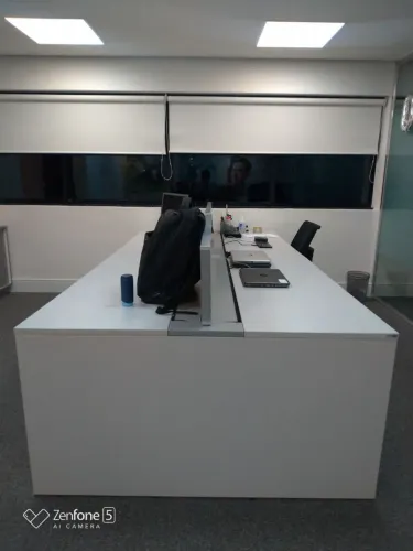 Bancada de trabalho Mesa escritório c/ 4 lugares (ler descrição)