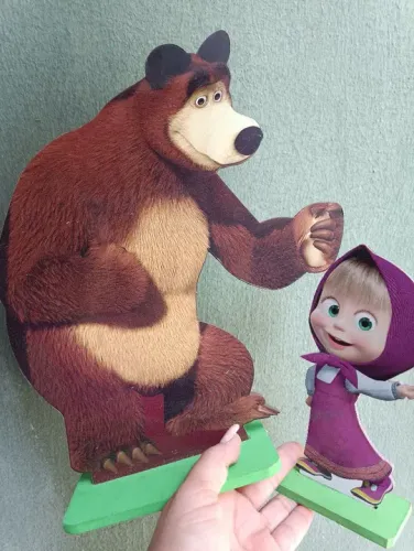 Vendo 2 displays para mesa,Marsha e Urso, conservados.