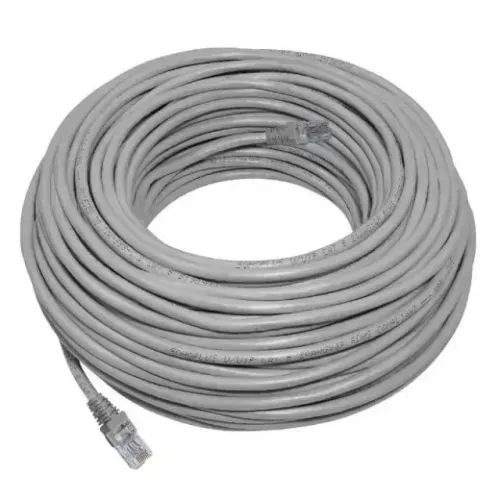 Cabo de Rede CAt6 Rj45 20 Metros Cinza Internet