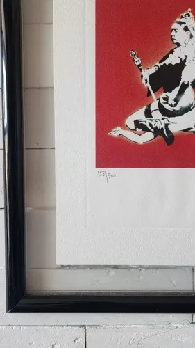 Banksy - Serigrafia Queen Victoria