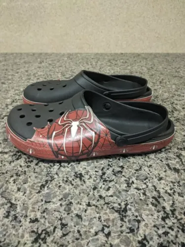 Sandália Spider-Man masculina nº 39 - Nova + Meião de futebol novo de brinde!