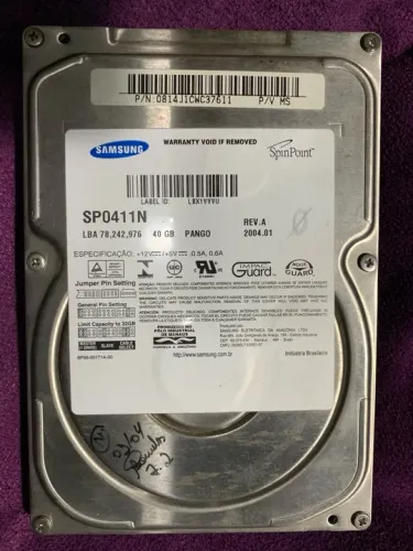 HD Samsung 40GB IDE
