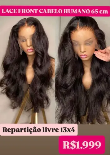 LACE FRONT CABELO HUMANO 65 cm