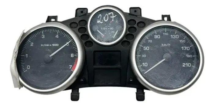 Painel Instrumento Peugeot 207 2008 A 2012 Preto
