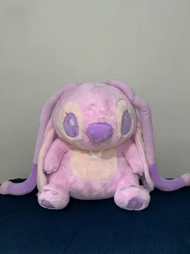 Urso Stitch Rosa