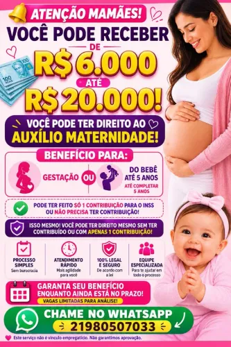 Auxílio Maternidade