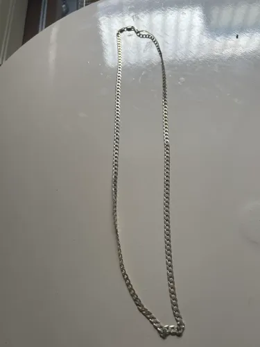 Corda de prata italiana 925 5mm 80 cm 
