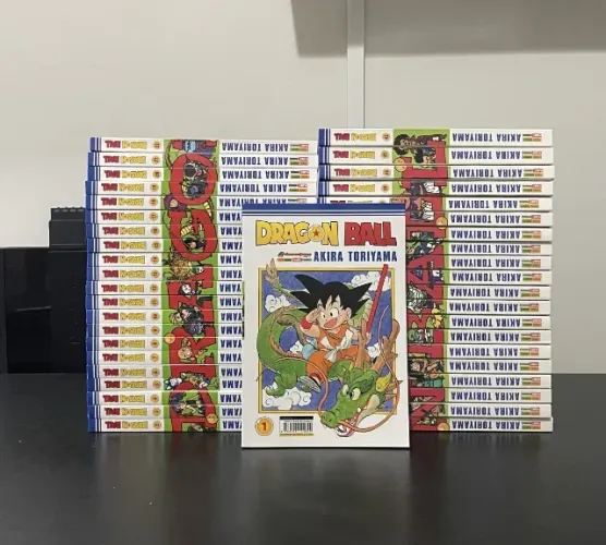 Coleção Completa Mangás Dragon Ball 1 - 42 (Papel Offset - BRANCO)