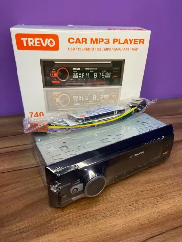 Central Multimídia MP3 Player Rádio com Controle Bluetooth - Trevo 750