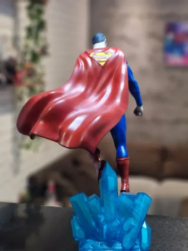 ( Supermen) Action figure Resina 3D Pintados a mão