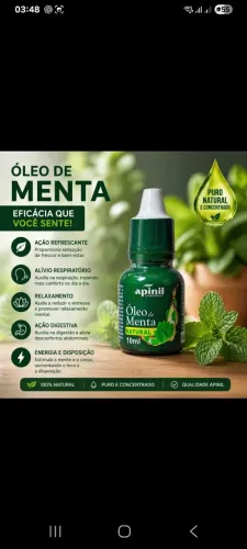 Óleo de Menta Natural